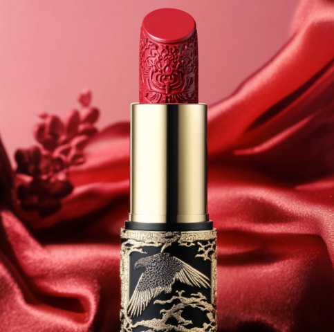 雕花口红